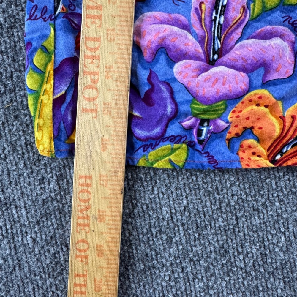 BayouWear Art 4 Now New Orleans Jazz Fest Trumpet Wrap Skirt XL Fleur-de-Jazz - Picture 3 of 5